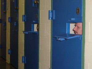 Isolation unit at Wabash Valley Correctional Facility.