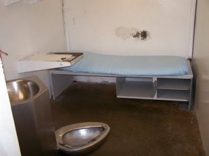 Cell on Texas death row.